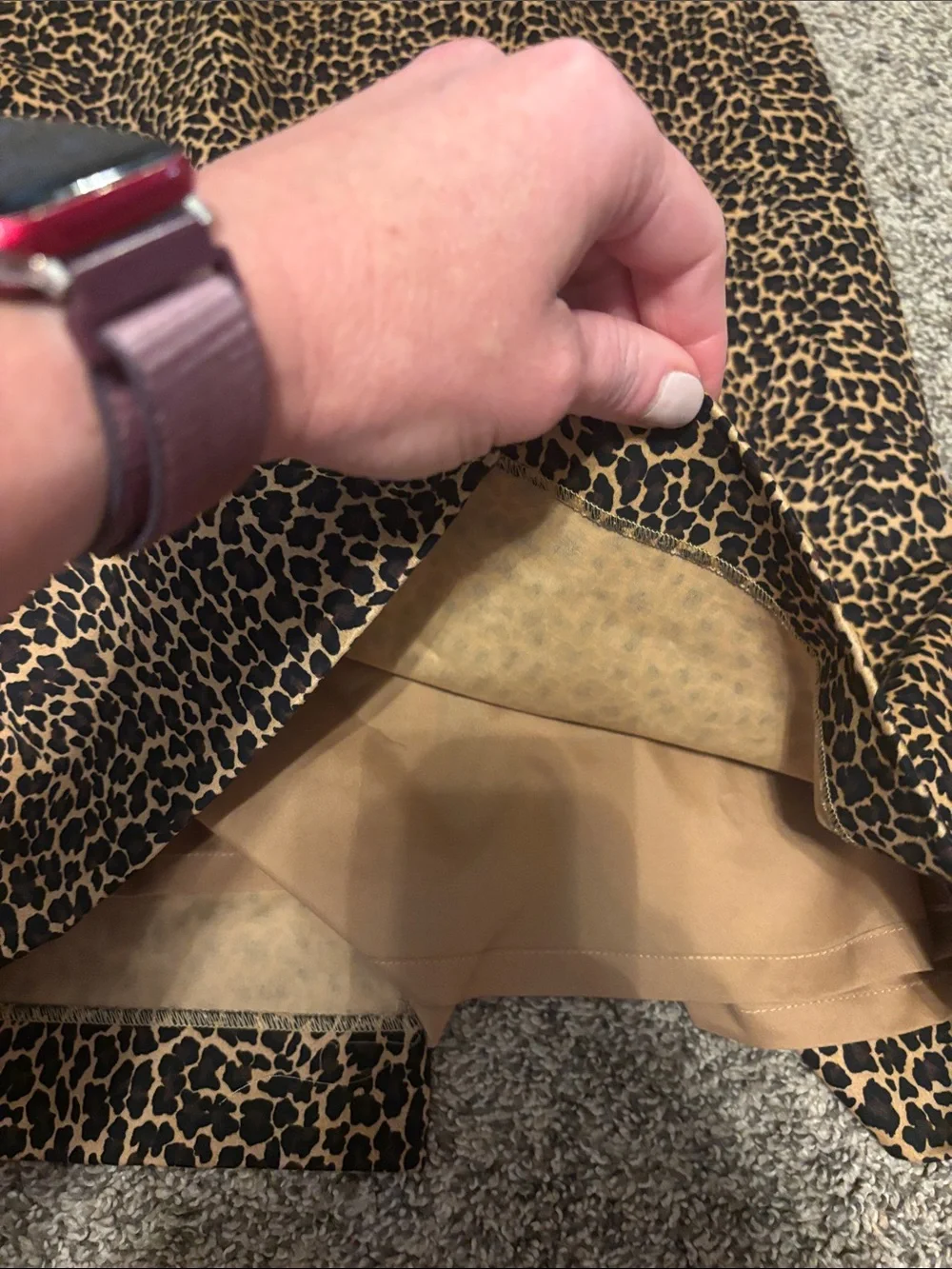 J. Crew Leopard Print Midi Dress